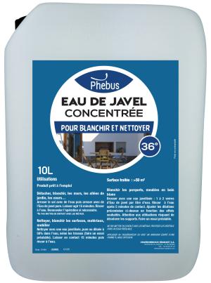 DÉCOUVREZ NOTRE NOUVEAU FORMAT D'EAU DE JAVEL : LE 10L !
