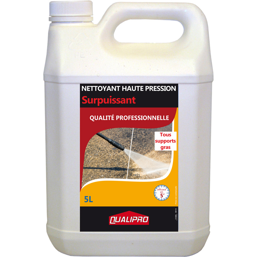 Nettoyant haute pression surpuissant Ciment, béton, dalles, carrelages, métal, plastique, tous Nettoyant haute pression surpuissant Ciment, béton, dalles, carrelages, métal, plastique, tous