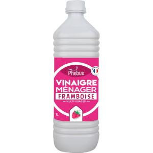 Vinaigre de nettoyage parfum framboise : Nettoyant et détartrant