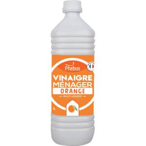 Vinaigre de nettoyage parfum orange : Nettoyant et détartrant