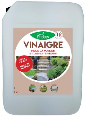 Nettoyant et détartrant : Vinaigre ménager maison et extérieurs Phébus