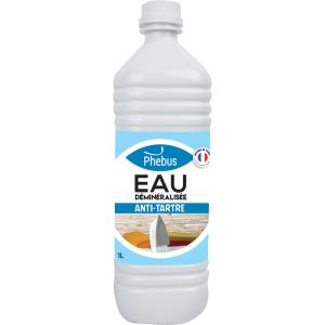 Eau déminéralisée : Evite la formation du tartre
