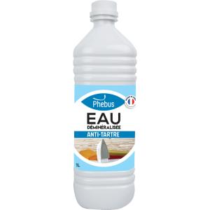 Eau déminéralisée : Évite la formation du tartre