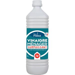 Nettoyant et détartrant surpuissant : Vinaigre de nettoyage 14° Phébus