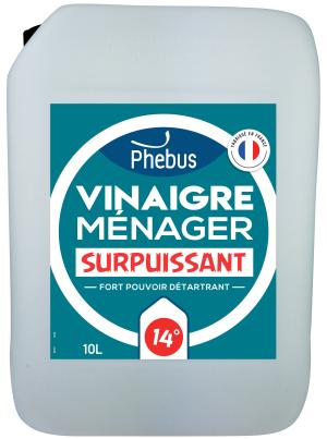 Vinaigre de nettoyage 14° : Nettoyant et détartrant surpuissant