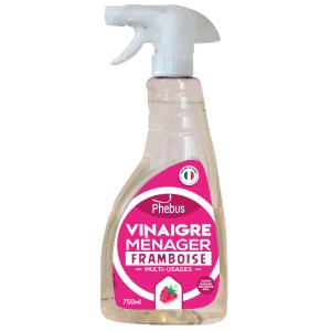 Vinaigre de nettoyage parfum framboise : Nettoyant et détartrant