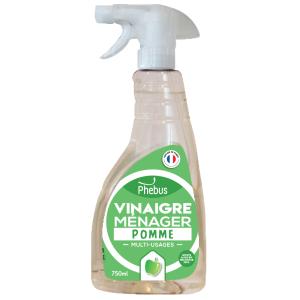 Vinaigre de nettoyage parfum pomme : Nettoyant et détartrant