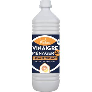 Détartrant : Vinaigre ménager 20° agrumes Phébus