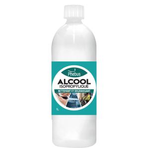 Alcool isopropylique : Nettoie et dégraisse
