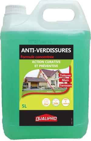 Anti-verdissures : Toitures, murs, terrasses, dalles de jardin