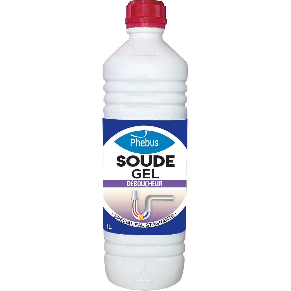 Soude caustique en gel : Déboucheur