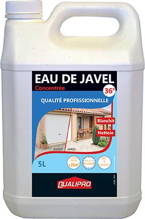 Eau de javel concentrée 36° : Murs, terrasses, allées de jardin